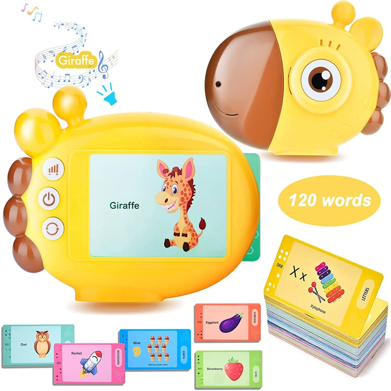 Sight Word Game - Lector de tarjetas Flash de jirafa,