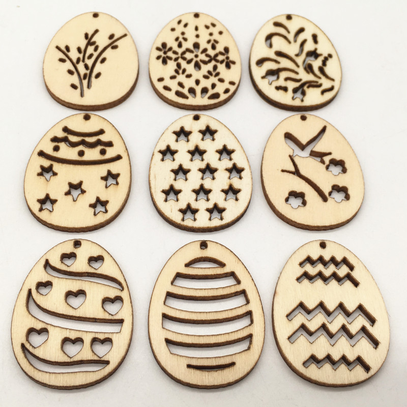 Happy Kids Education - 50 Uds. De huevos de madera