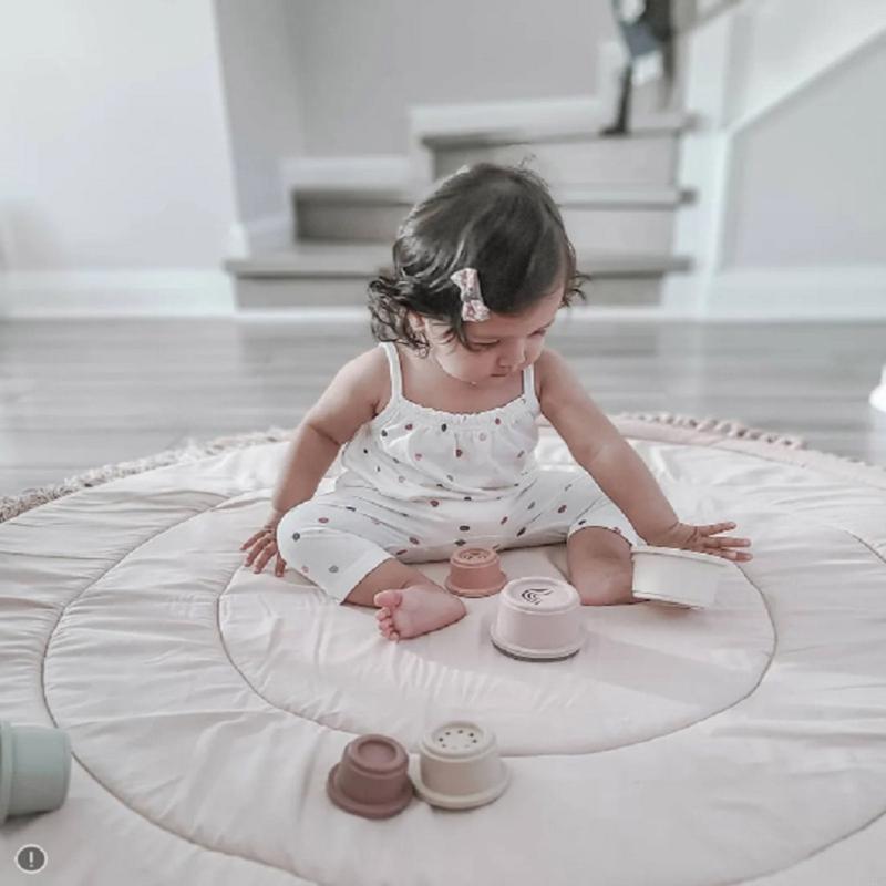 Kids Education Rug - M89C alfombra piso baby algodón para