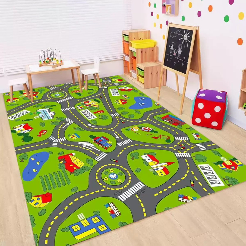 Kids Education Nursery - Alfombra de Juego Infantil con Diseño
