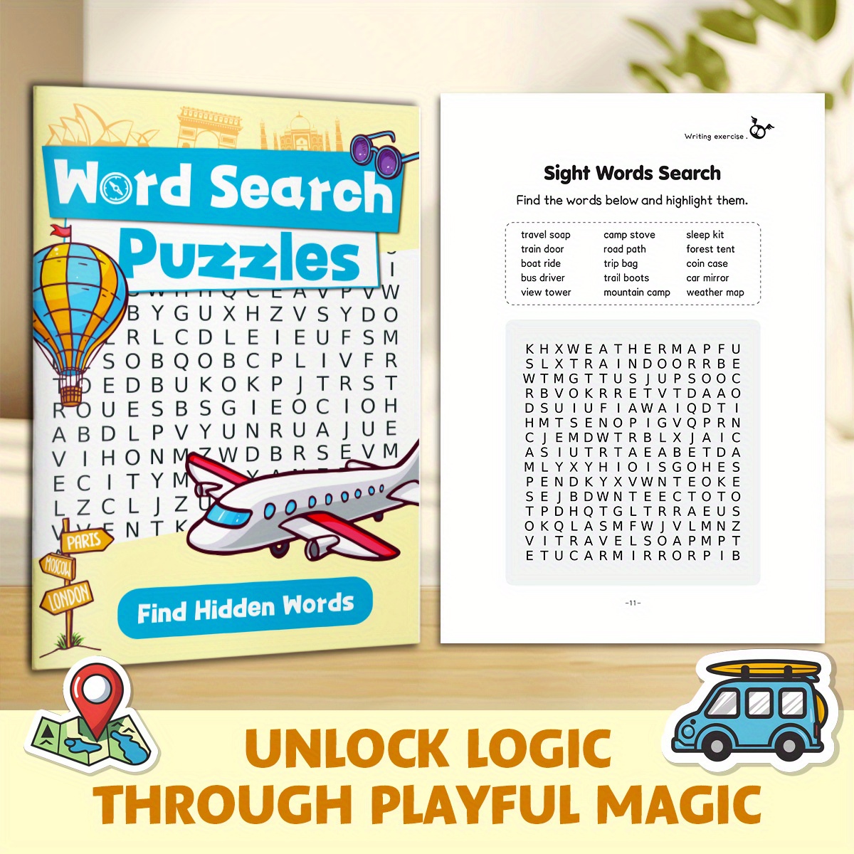 Sight Word Game - Libro de rompecabezas de búsqueda de
