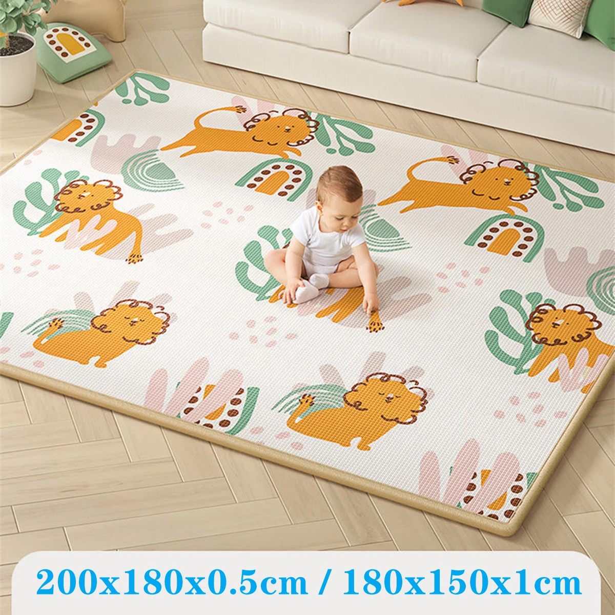 Alfombra de juego para gatear  - Kids Education Rug reseña y precio