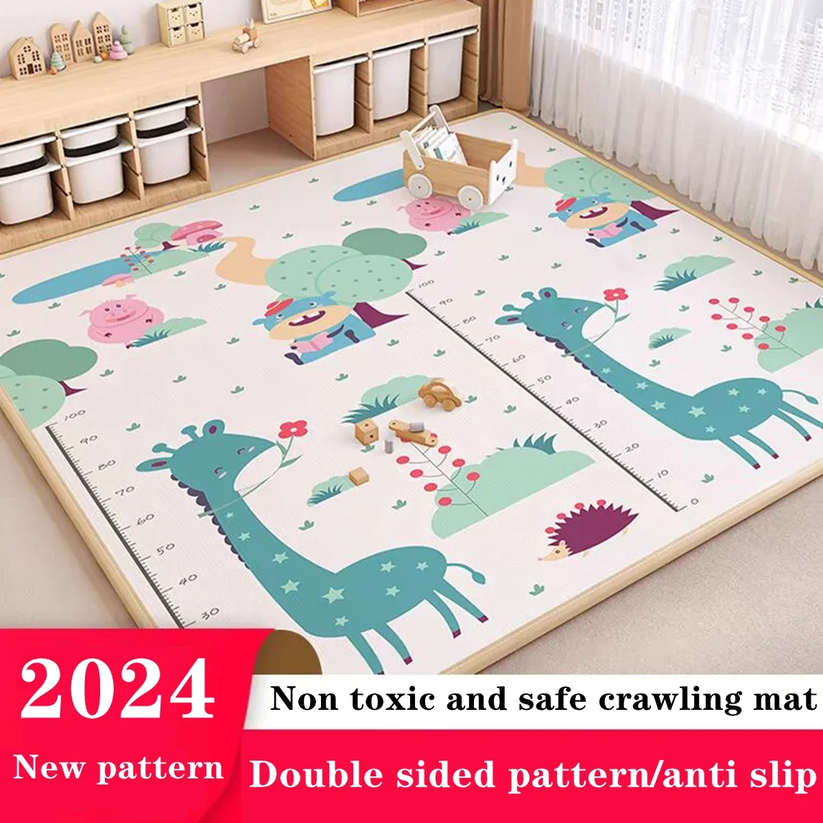 Alfombra de juego para gatear  - Kids Education Rug reseña y precio