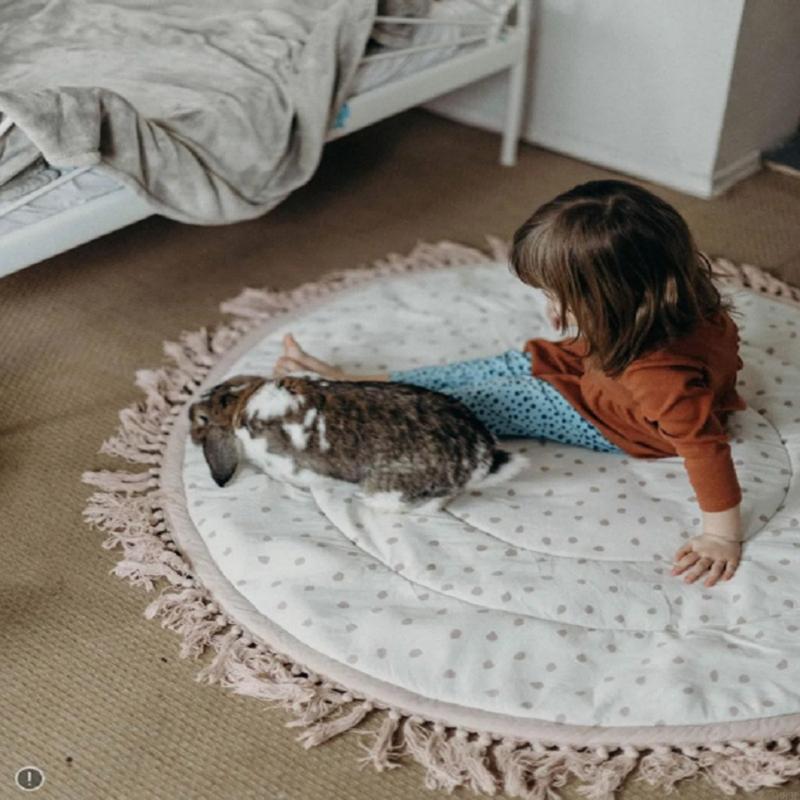 M89C alfombra piso baby algodó - Kids Education Rug reseña y precio