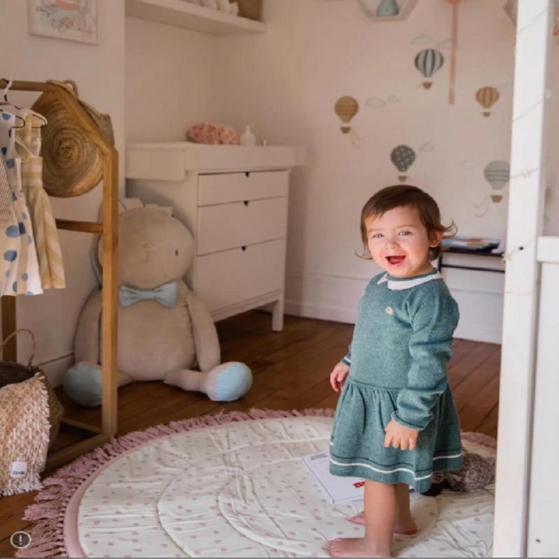 M89C alfombra piso baby algodó - Kids Education Rug reseña y precio