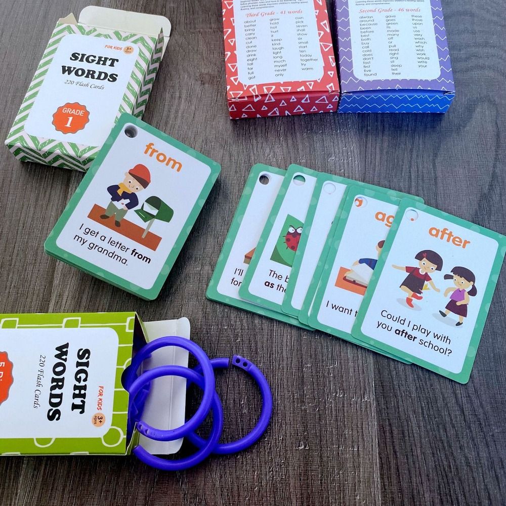 Tarjetas Flash de palabras con - Sight Word Game reseña y precio