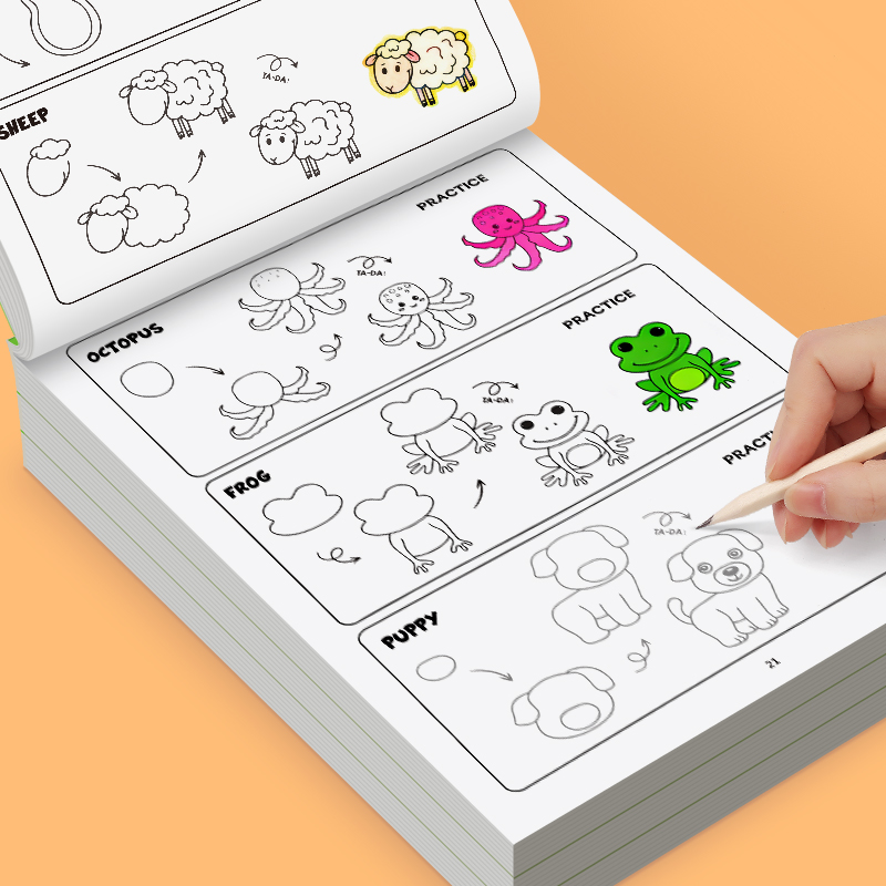 Libro de dibujo de animales pa - Kids Education Steps reseña y precio