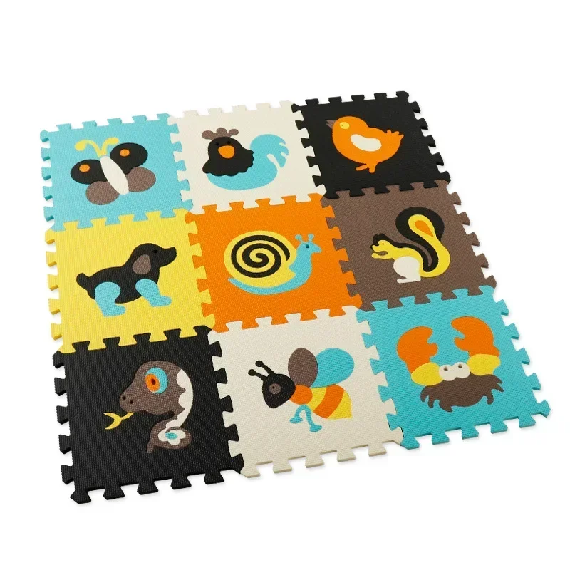 Juego de 30x30x1cm, 9 Uds., al - Kids Education Rug reseña y precio