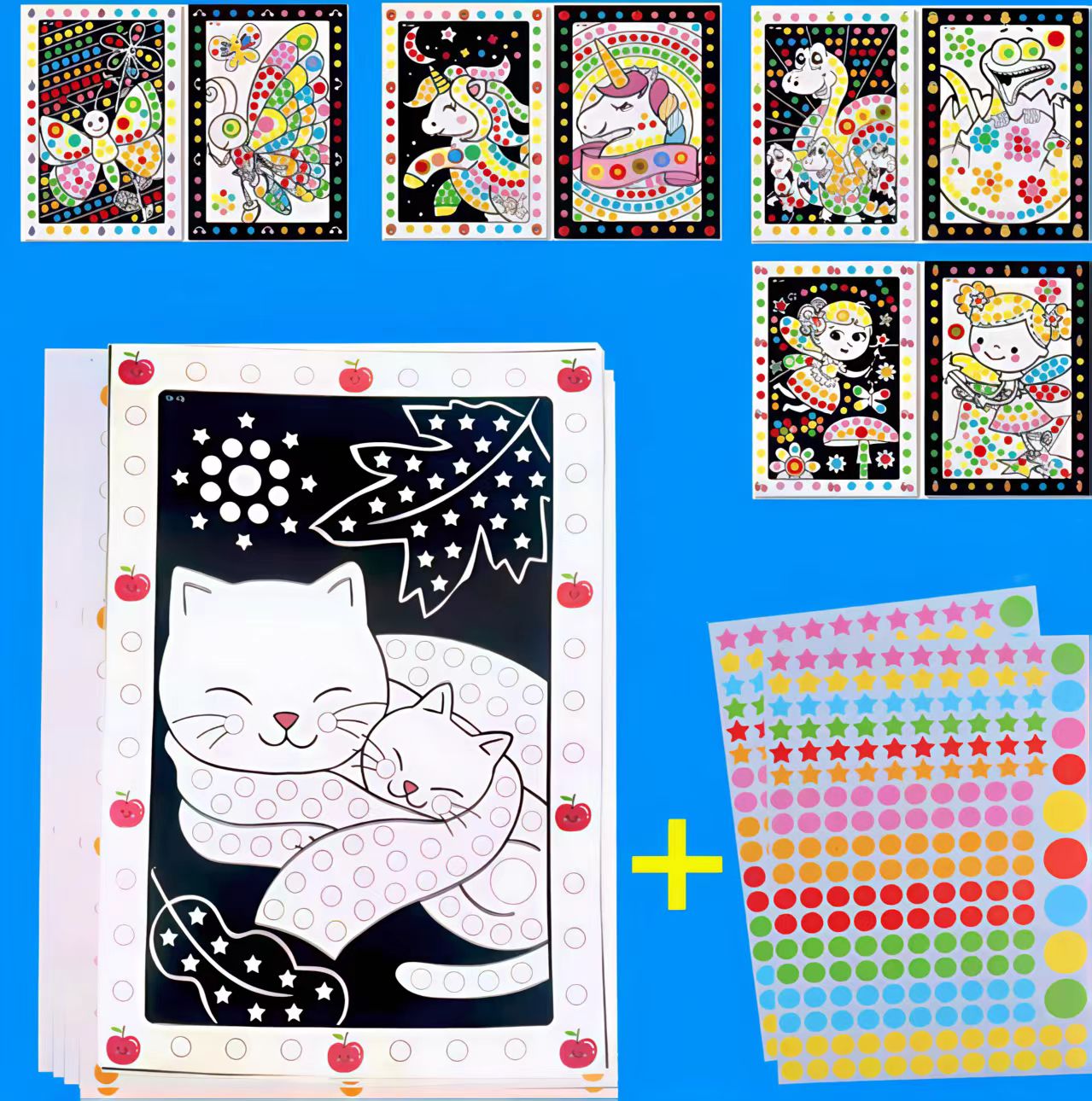 6/10 hojas/lote de pegatinas d - Happy Kids Education reseña y precio