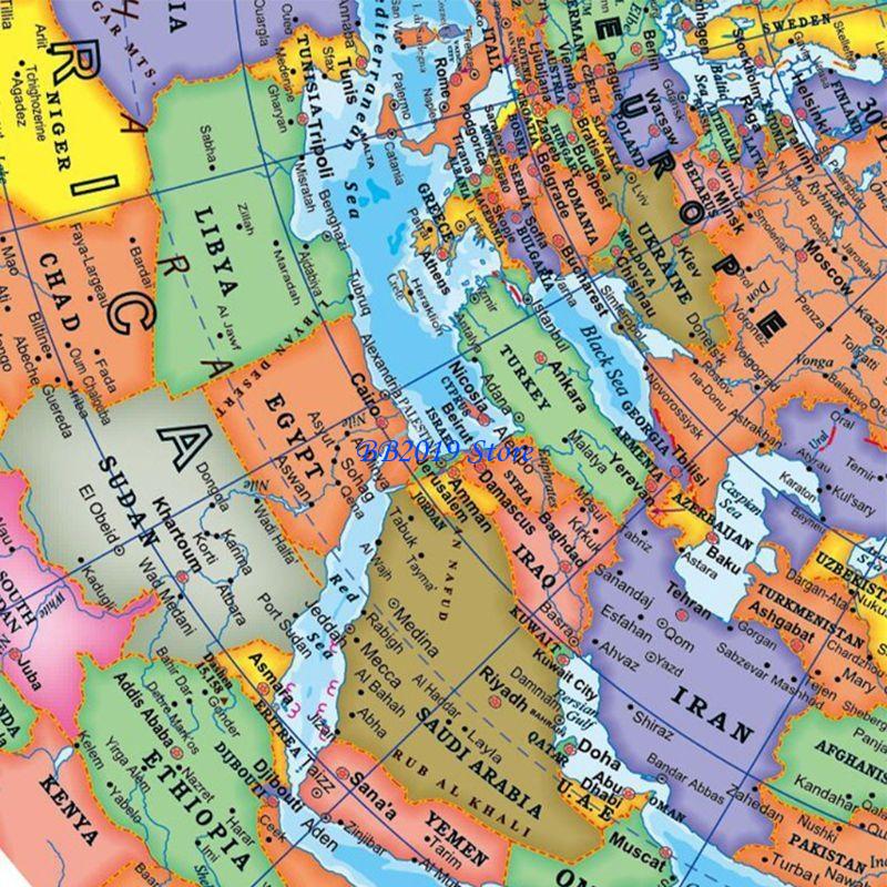 Q0KB mapa del mundo globo bola - Kids Education Classes reseña y precio