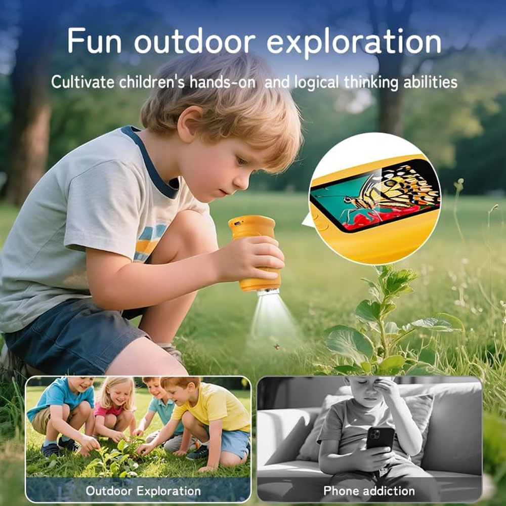 Microscopio de Bolsillo 1000X  - Kids Educational Videos reseña y precio
