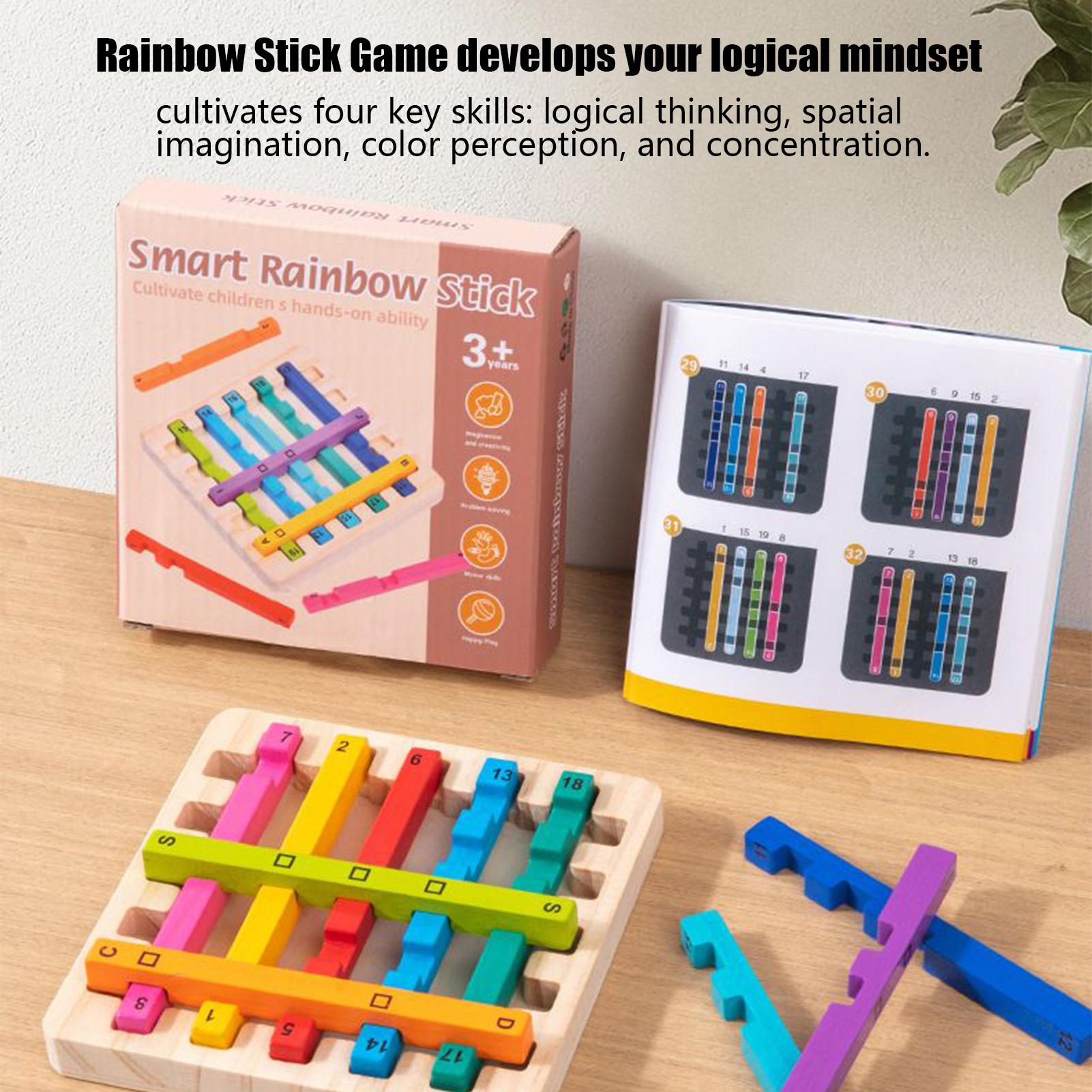 Palo de arcoíris, juguetes api - Kids Education Activities reseña y precio