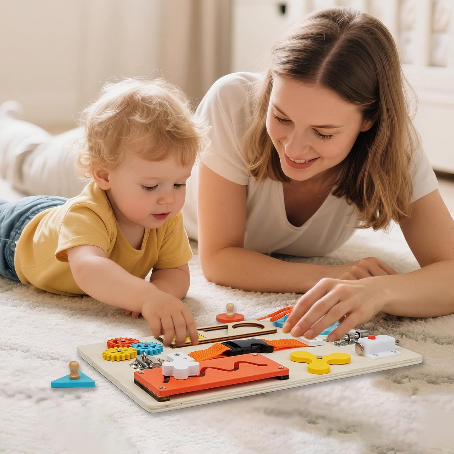 Tablero ocupado Montessori par - Kids Education Activities reseña y precio