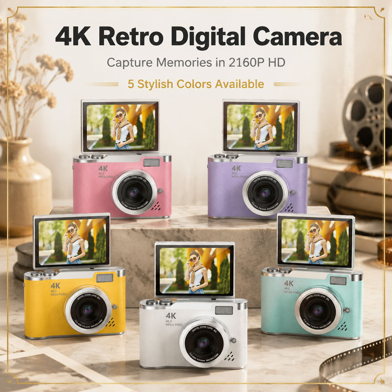 Cámara Digital 4K 48MP, Cámara - Kids Educational Videos reseña y precio