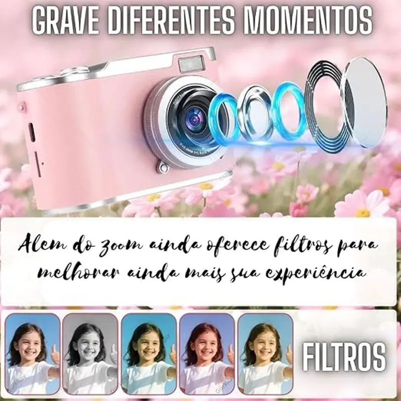 Cámara Digital 4K 48MP, Cámara - Kids Educational Videos reseña y precio