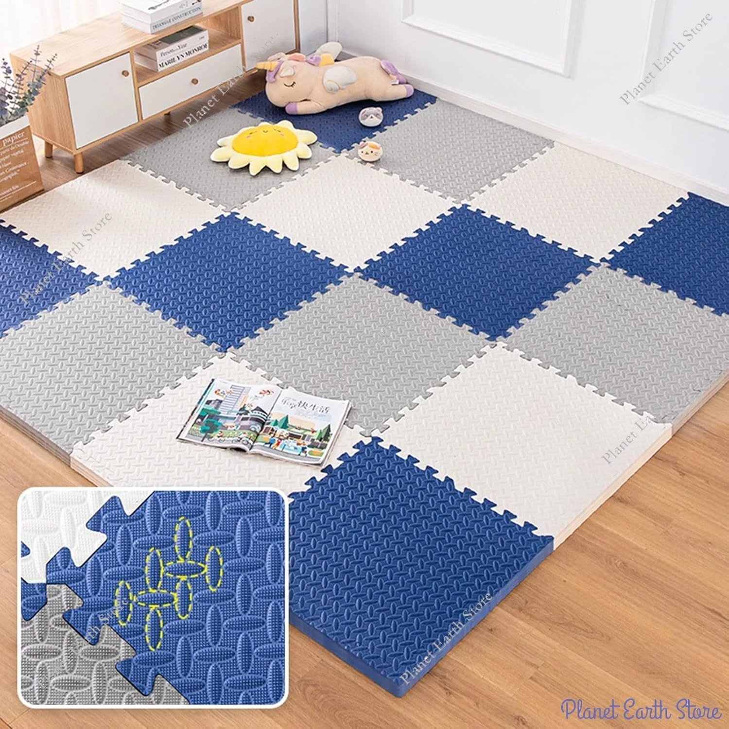 Alfombra de espuma EVA de 60x6 - Kids Education Rug reseña y precio