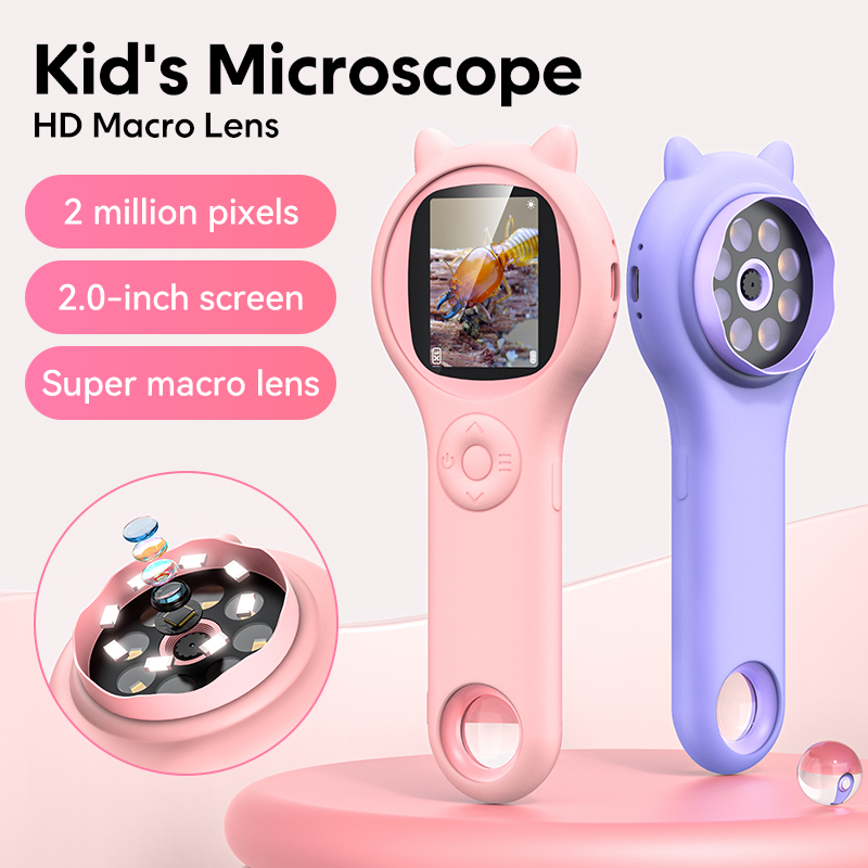 Mini microscopio óptico para n - Kids Educational Videos reseña y precio