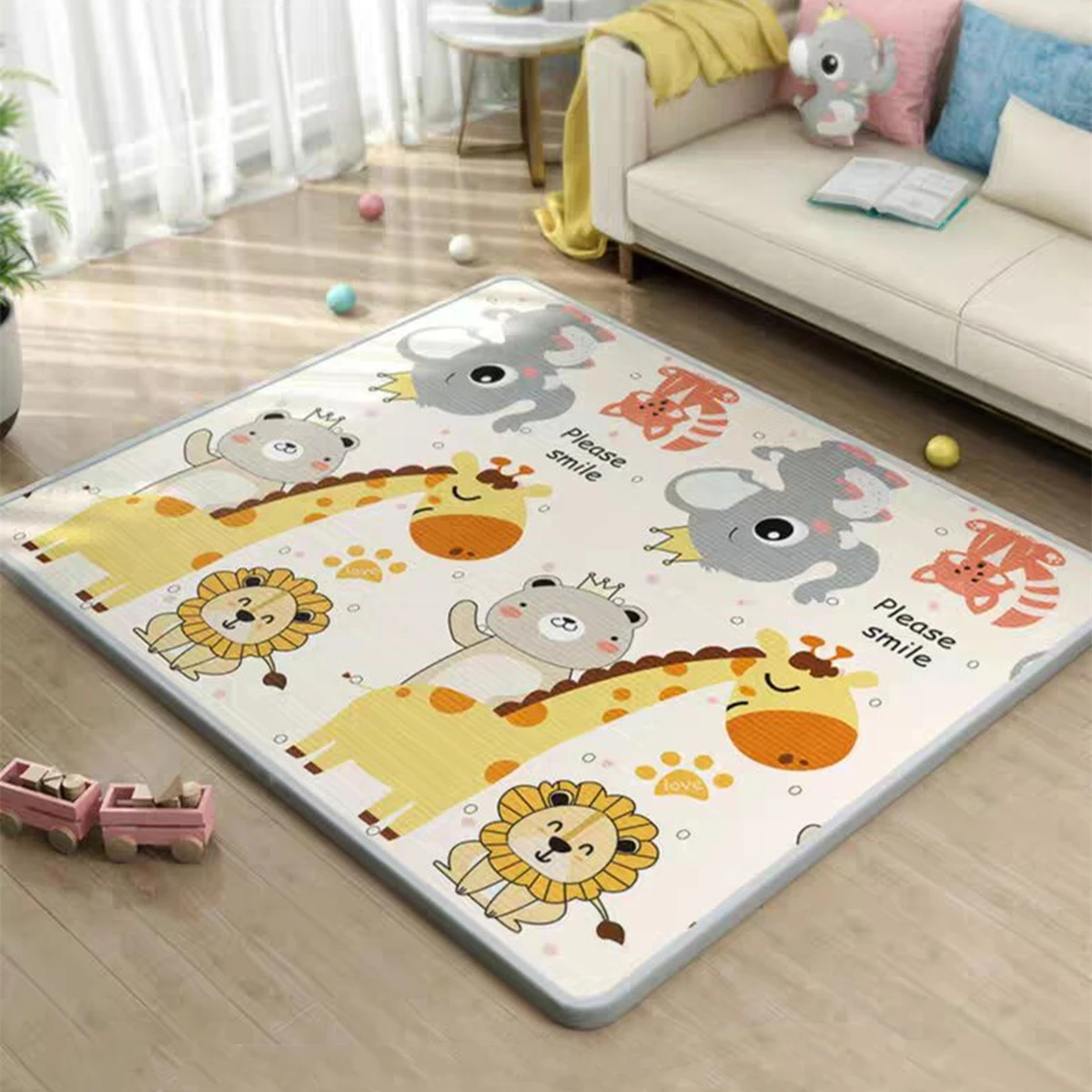5 tamaños para elegir, estera  - Kids Education Rug reseña y precio